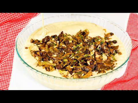 Видео: Желиран кефирен пай с гъби: рецепта за шикозна закуска от сладкиши