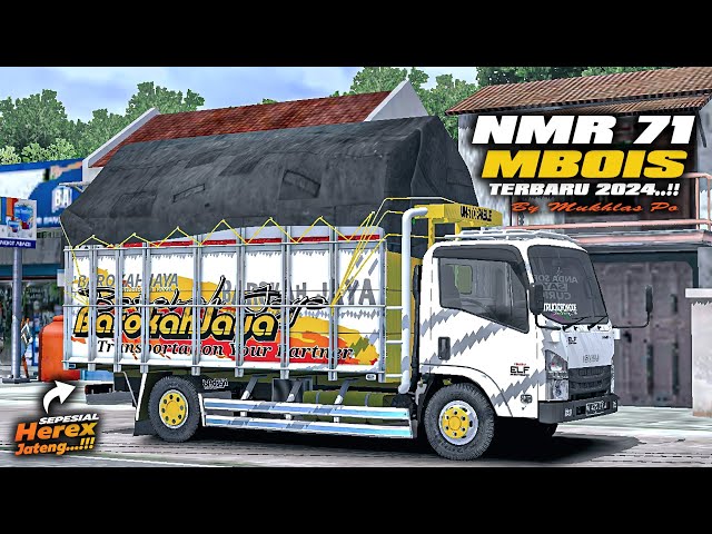 SHARE!! MOD TRUCK NMR 71 MBOIS TERBARU 2024 BY MUKHLAS PO || MOD BUSSID TERBARU class=