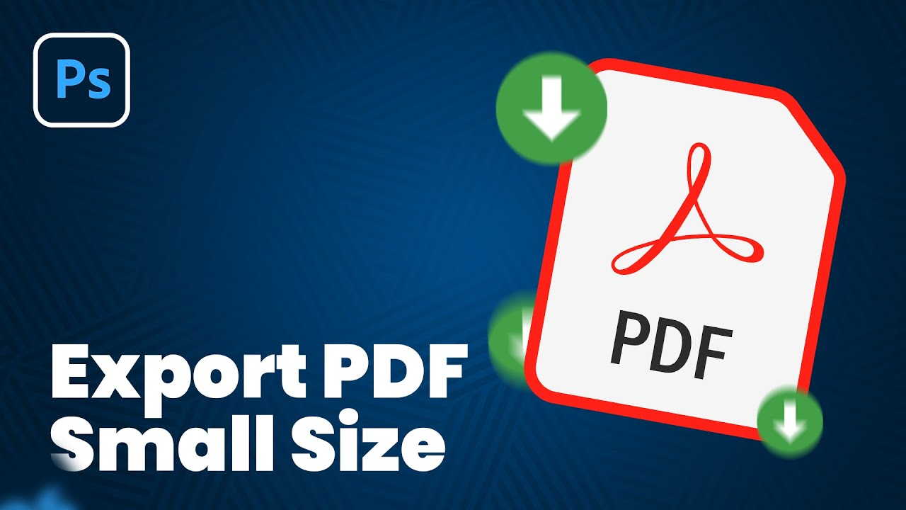 Cara export pdf dengan ukuran kecil photoshop youtube