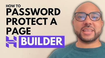 How to Password Protect a Page in Hostinger Website Builder