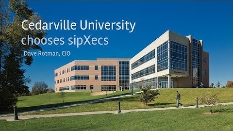 SIPfoundry: HEProgram member Cedarville University