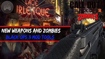 SMR, AN-94, HONEY BADGER AND NEW BOSS ZOMBIE IN BLACK OPS 3! (Black Ops 3 Mod Tools Gameplay)