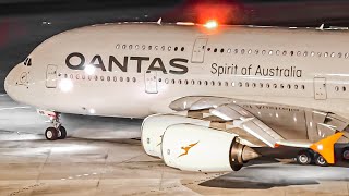 EPIC HEAVY AIRCRAFT LATE NIGHT TAKEOFFS | A380 A350 747 | Sydney Airport Plane Spotting [SYD/YSSY]
