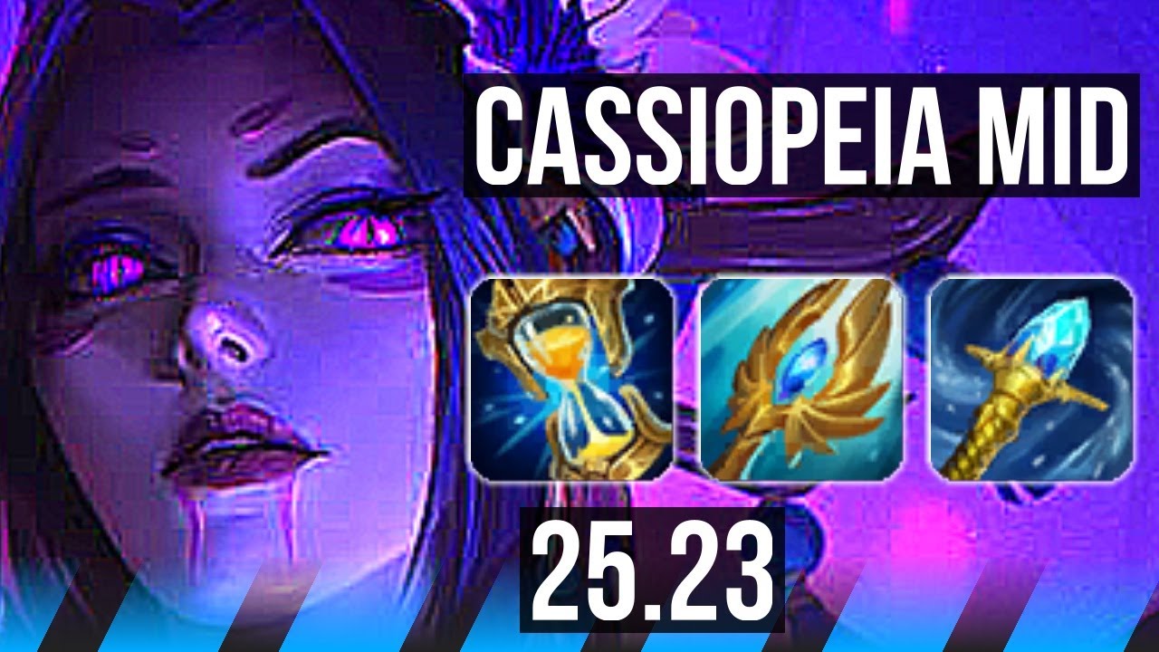 CASSIOPEIA vs ZED (MID) | EUW Master | 25.23