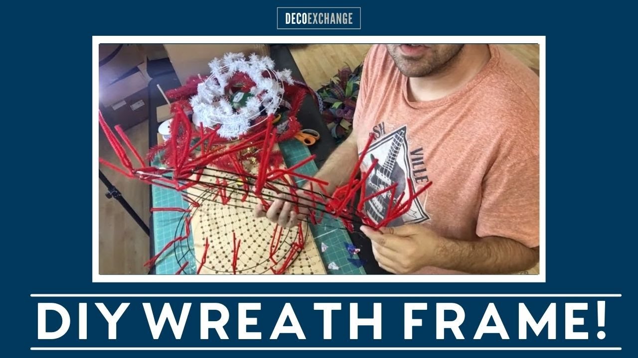 HOW TO WIRE A DOLLAR TREE WREATH FORM DIY 