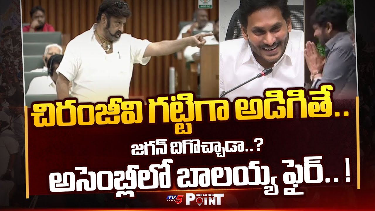 Nandamuri Balakrishna on Fire in AP Assembly | Chiranjeevi | YS Jagan | TV5 News