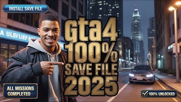 GTA 4 – Hoe installeer je een 100% savebestand (alle missies voltooid, 2025)