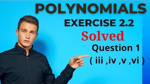 Exercise 2.2 Question 1 ( iii, iv, v, vi ) | NCERT solutions | Class 10 th chapter 2 Polynomials