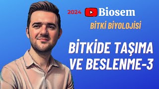 Bitki Biyolojisi Bitkide Taşıma-3 Konu Anlatımı 12 Sınıf Biyoloji