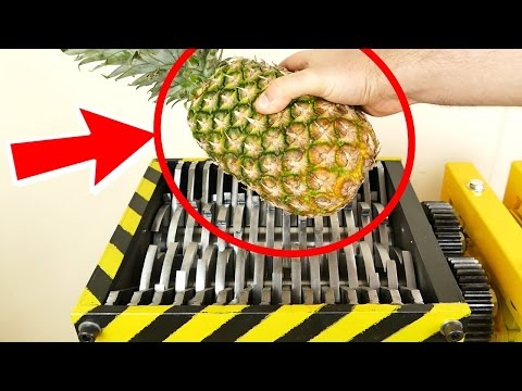 SHREDDING Pineapple And Other Fruits Satisfying Video 
