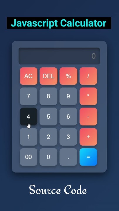 How To Make Calculator Using Javascript #coding #mcawaala - YouTube