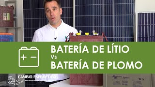 Baterías de Lítio vs. Baterías de plomo (comparativa)