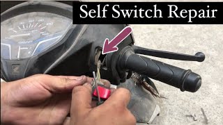 Activa Bs6 Self Switch Repair Missing Problem ............................