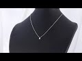 ティファニー ソリティア/ソリテール 1P･ダイヤモンドネックレス･ペンダント/Pt950-2.4g/0.23ct/TIFFANY ＆ Co. 翌日配送可■214474