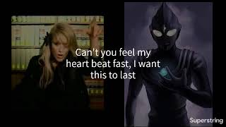 Cascada X Ultraman Tiga - Everytime We Touch X Take Me Higher (Lyrics)