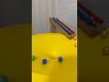 HABA Yellow Circle & Glockenspiel Wave Slope + 8 Mixed Color Marbles #asmr #marblerun