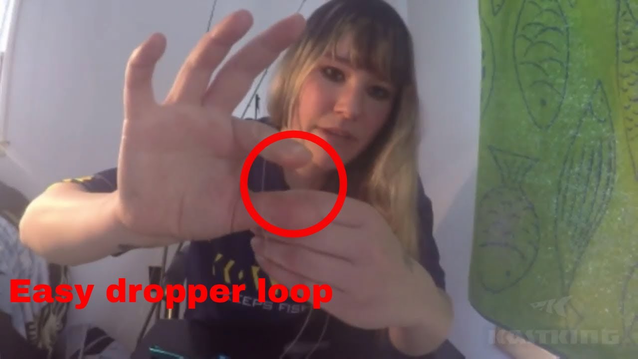 Charter Captain: How to Tie a Dropper Loop Knot - KastKing - YouTube