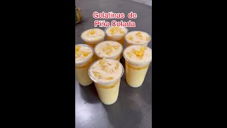 Gelatinas de Piña Colada