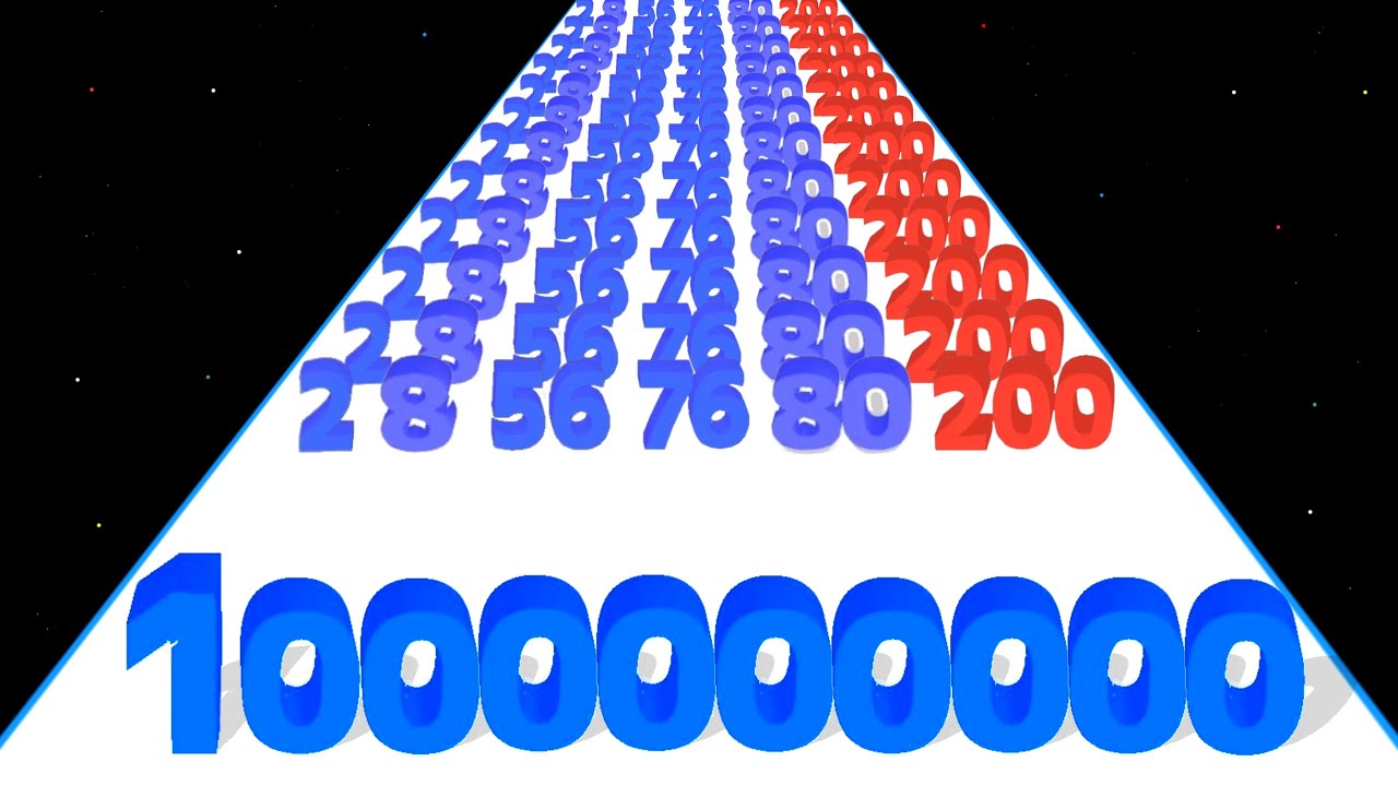 Merge Number Master 3D Run (NUMBER LEVELING) - Max Level Satisfying ...