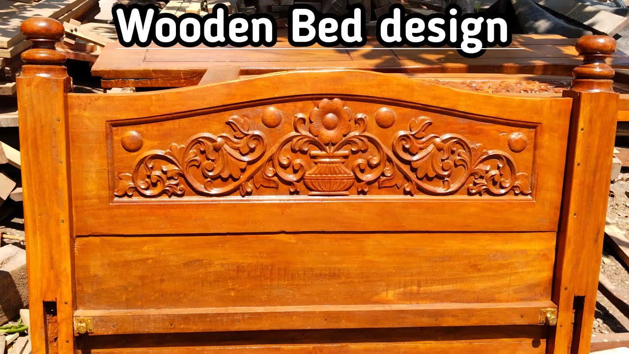 Wooden bed design colouring | wood works Mohan 