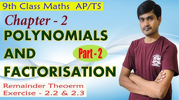 Polynomial and Foctorisation | Part – 2 | Class 9 Maths | Chapter 2 |  Ramesh Sir Maths Class