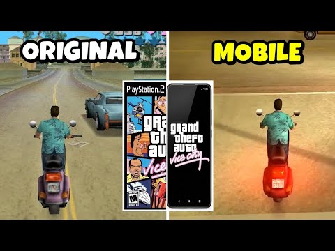 What changed in the mobile version of GTA Vice City?