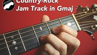 Video thumbnail of "Melodic Country-Rock Guitar Backing Track in G Major"