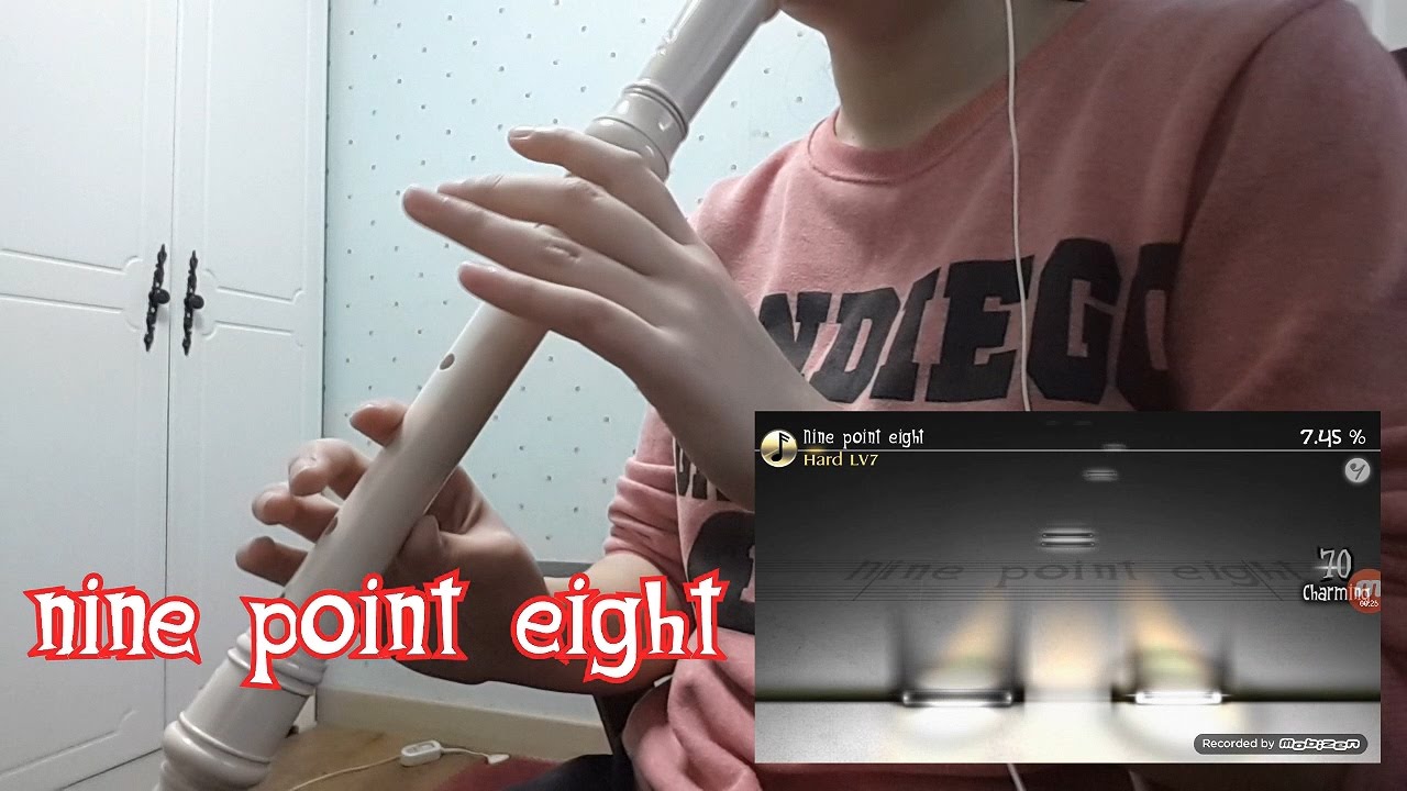 [HAZE] nine point eight - mili (Deemo) Recorder Playing - YouTube
