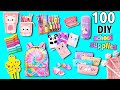 100 DIY - SCHOOL SUPPLIES IDEAS - BACK TO SCHOOL HACKS AND CRAFTS