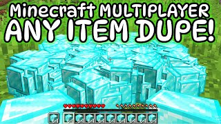 Minecraft Java Any Item Multiplayer Dupe Glitch! (No Plugin Needed & Works on Realms) - Bundle Dupe