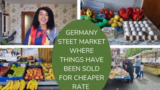 ⁣GERMANY STREET MARKET WHERE THINGS  ARE SOLD AT CHEAPER RATE