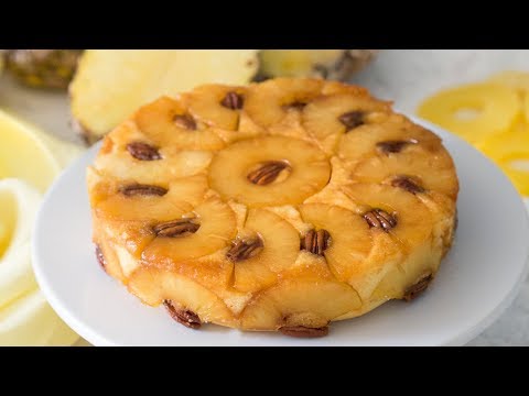 Pineapple Upside down Cake Simple and Easy. 