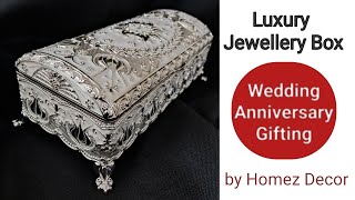 Beautiful Designer Luxury Jewellery Box - wedding box - gift box, Bridal jewellery box giftideas