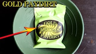 Gold Prospecting at Home #54  Gold Krums Paydirt Limited Edition 0.5g  1g Gold Guaranteed