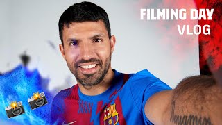 FILMING DAY with ANSU, AGÜERO, DEMBÉLÉ... | FC Barcelona VLOG screenshot 2