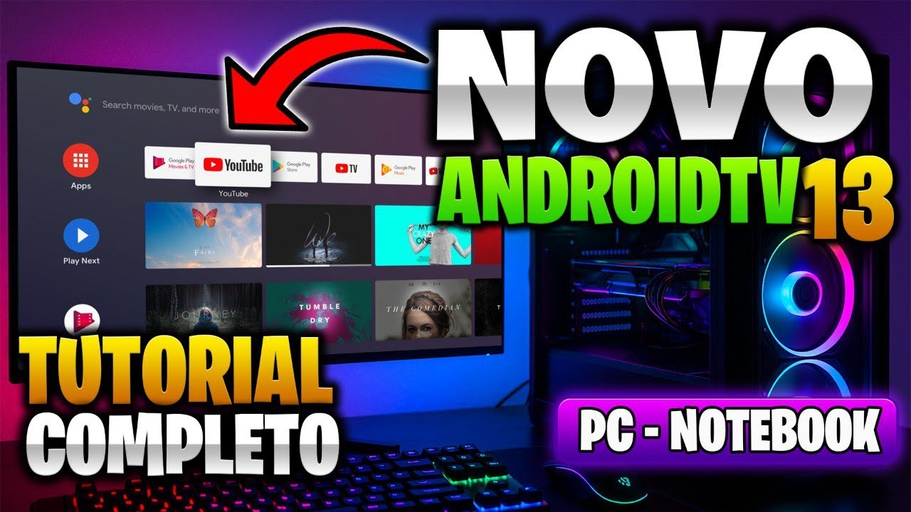 Novo Android TV 13 portátil direto do pendrive – PCs UEFI e BIOS Legacy ...