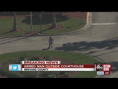 BREAKING Armed man outside Brevard County courthouse BREAKING Armed man outside Brevard County courthouse