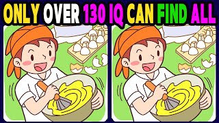 【Find the difference】Only Over 130 IQ Can Find All! / Fun Challenge【Spot the difference】327