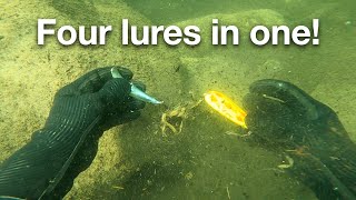 One fishing lure turns out to be four!