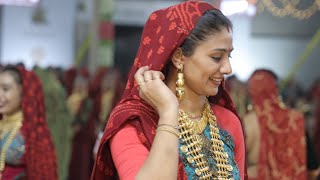 Traditional dress me maa chamunda ki aradhna 🙏