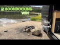 I Finally Got Lucky Boondocking And This Is My View!