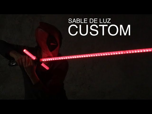 Sable de luz de Kylo Ren l custom - YouTube