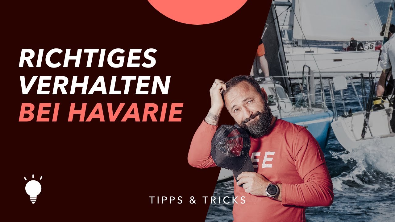 ⁣Richtiges Verhalten bei Havarie! 7 Regeln die du kennen musst, wenn es auf See zu einem Unfall kommt
