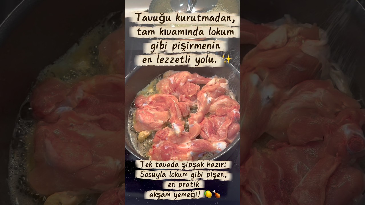 Pratik Yemekler Soslu Tavuk 🍗