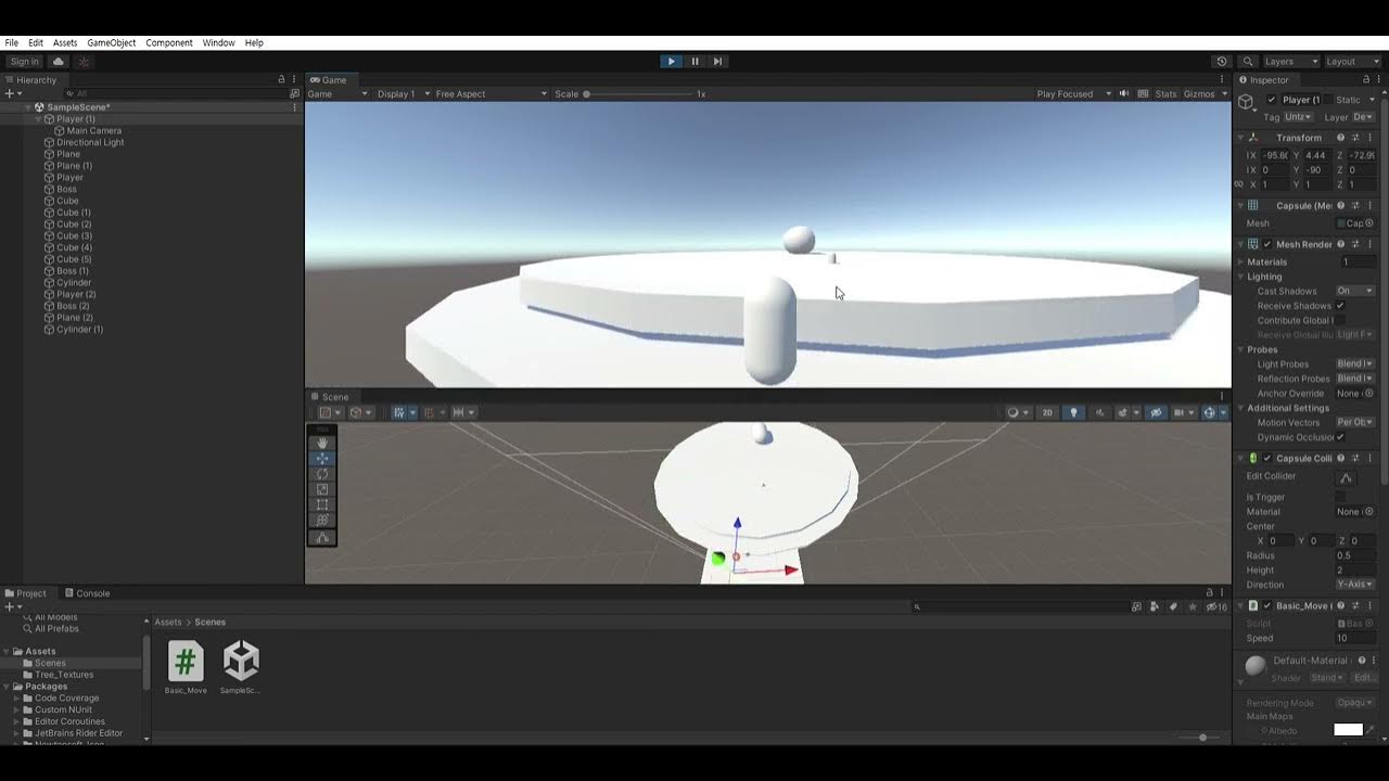 My project 1 samplescene windows mac linux unity 2021 3 9f1 personal