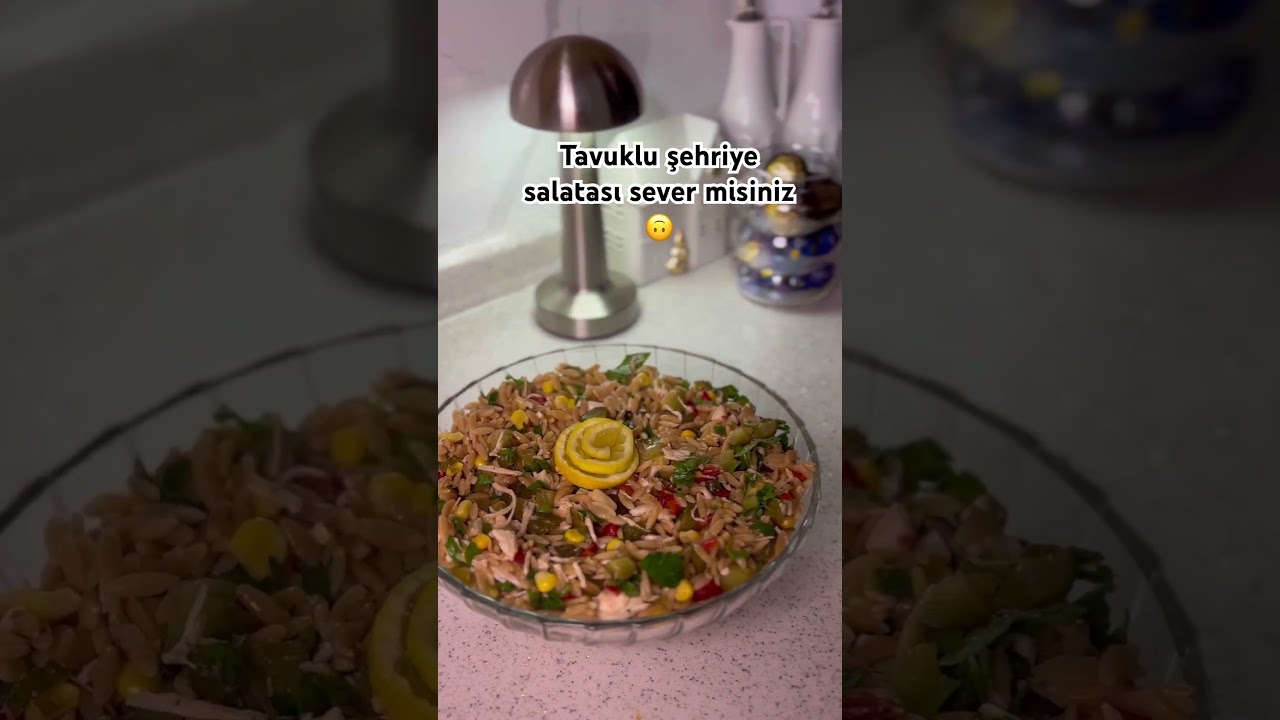 Tavuklu şehriye salatası 🥰 #yemektarifleri #tarif #pratiktatlitarifleri #enfesyemektarifi #pratik Tavuklu şehriye salatası 🥰 #yemektarifleri #tarif #pratiktatlitarifleri #enfesyemektarifi #pratik