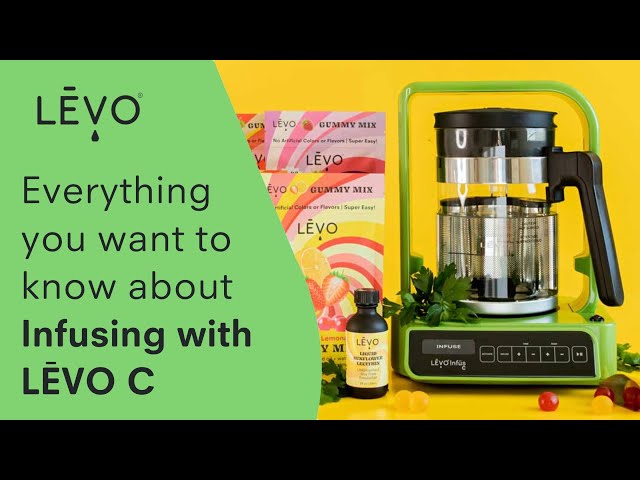 Easy Infused Gummies with LEVO Gummy Mixes  LEVO C Large Batch Herbal  Infuser & Decarb Machine 