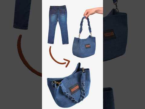 How to Turn Old Jeans into a Trendy Shoulder Bag Miarti Sewing Tips 🧵