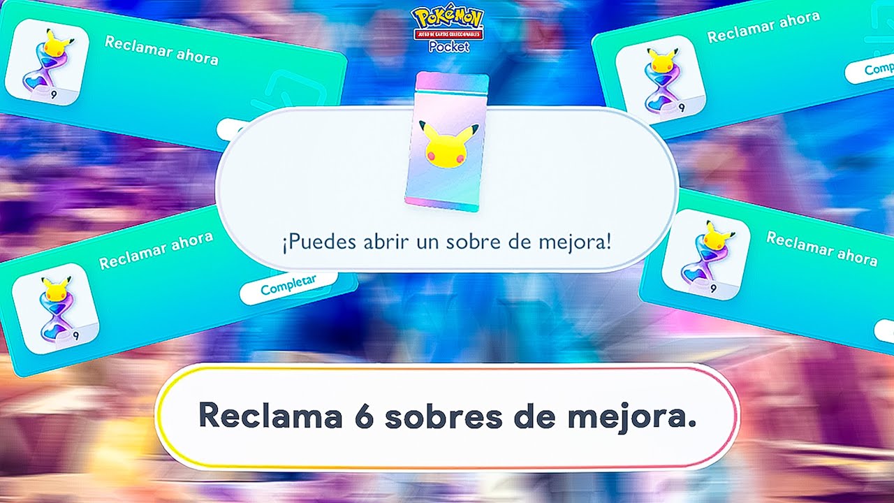 🎁 ¡RECLAMA AHORA 6 SOBRES GRATIS por tiempo limitado en Pokémon TCG ...