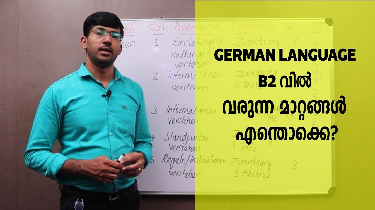 German B2 Exam Changes German Language Coaching In Kannur